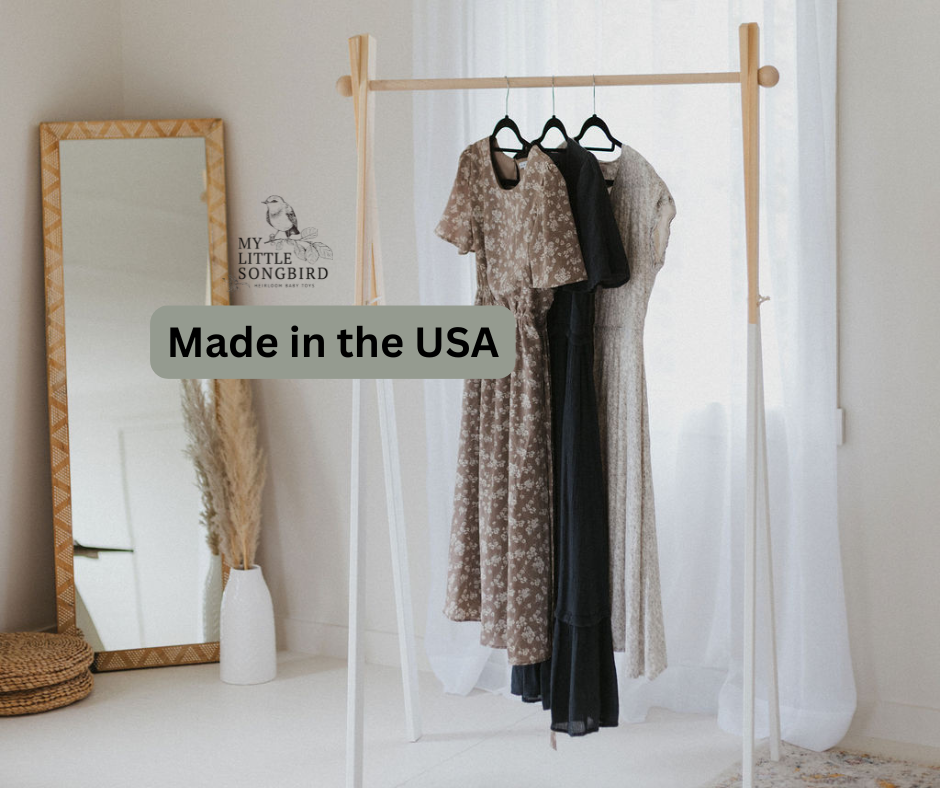 Large Wooden Clothing Rack