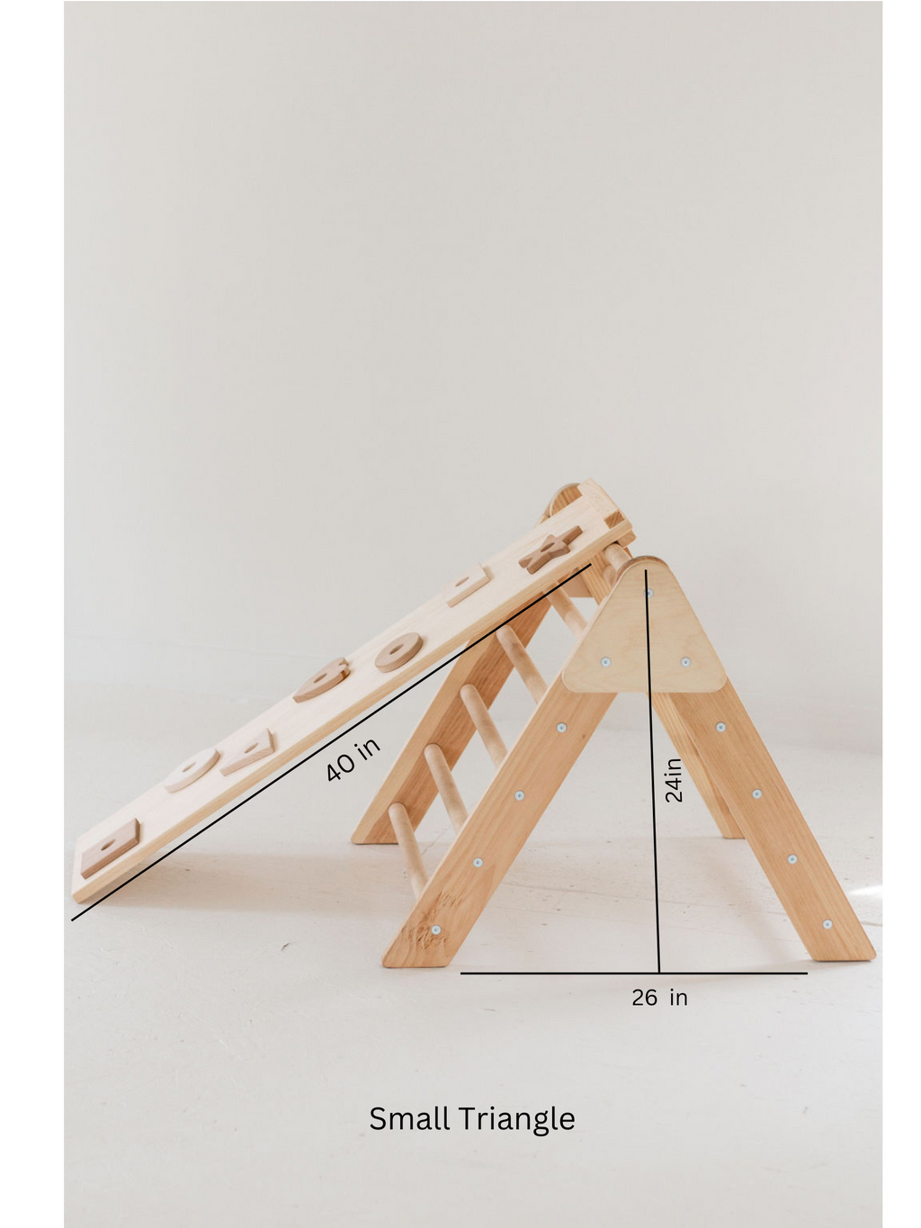 Small Wooden climbing triangle