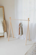 Wooden dress rack /toddler clothes rack