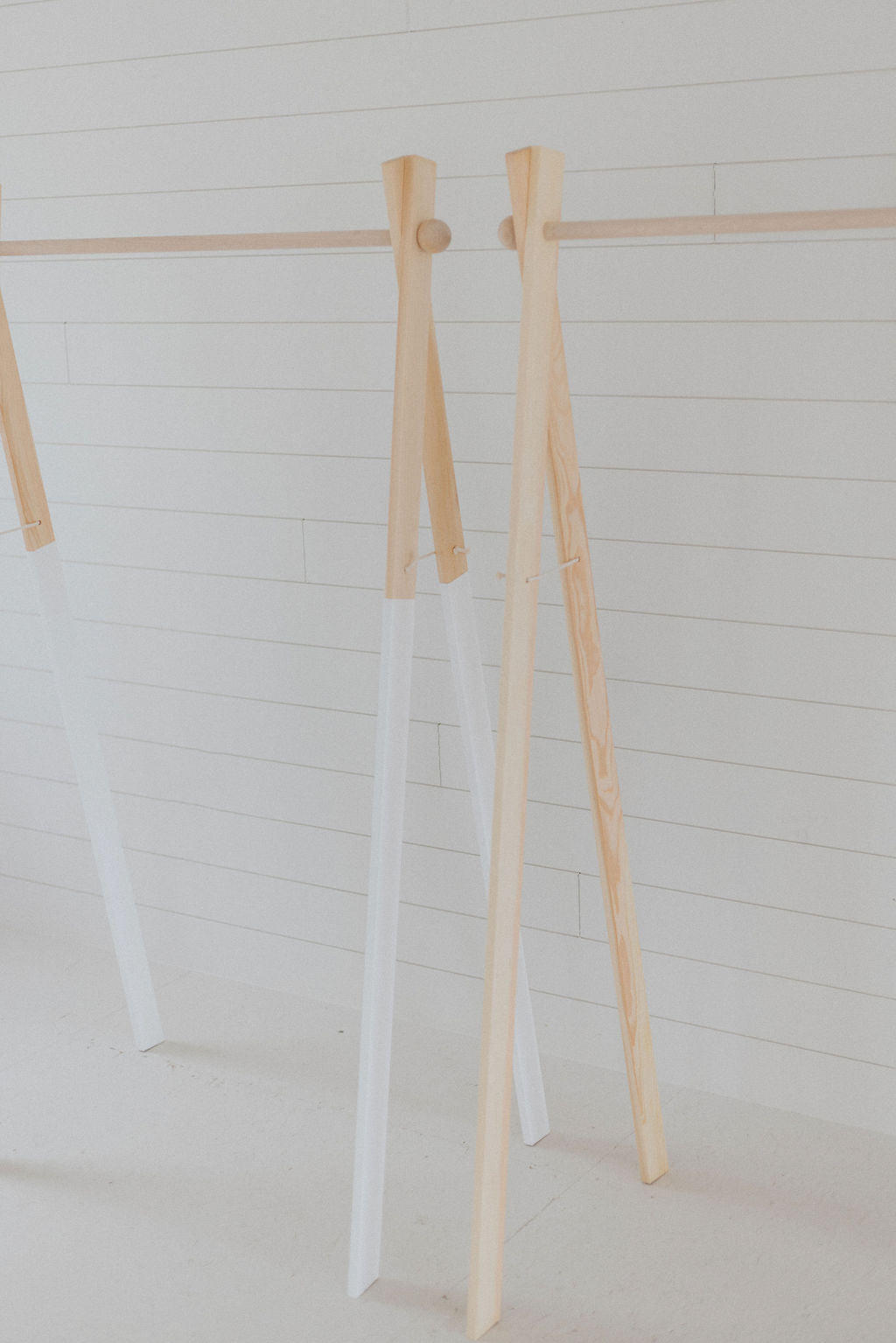 Large Wooden Clothing Rack