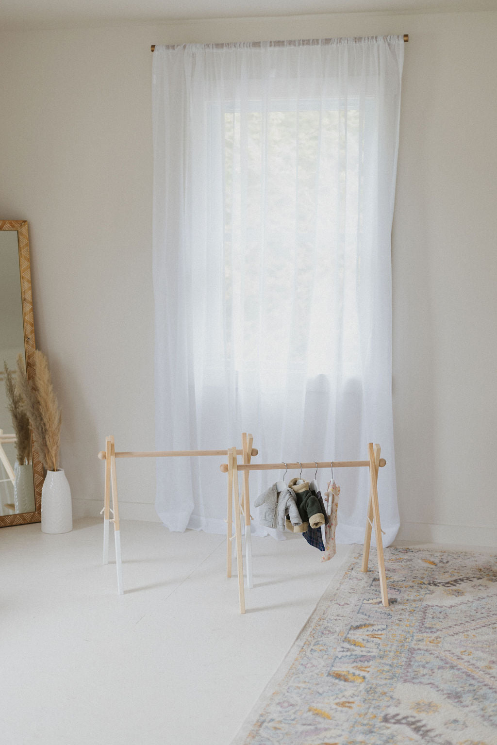 Doll clothes rack