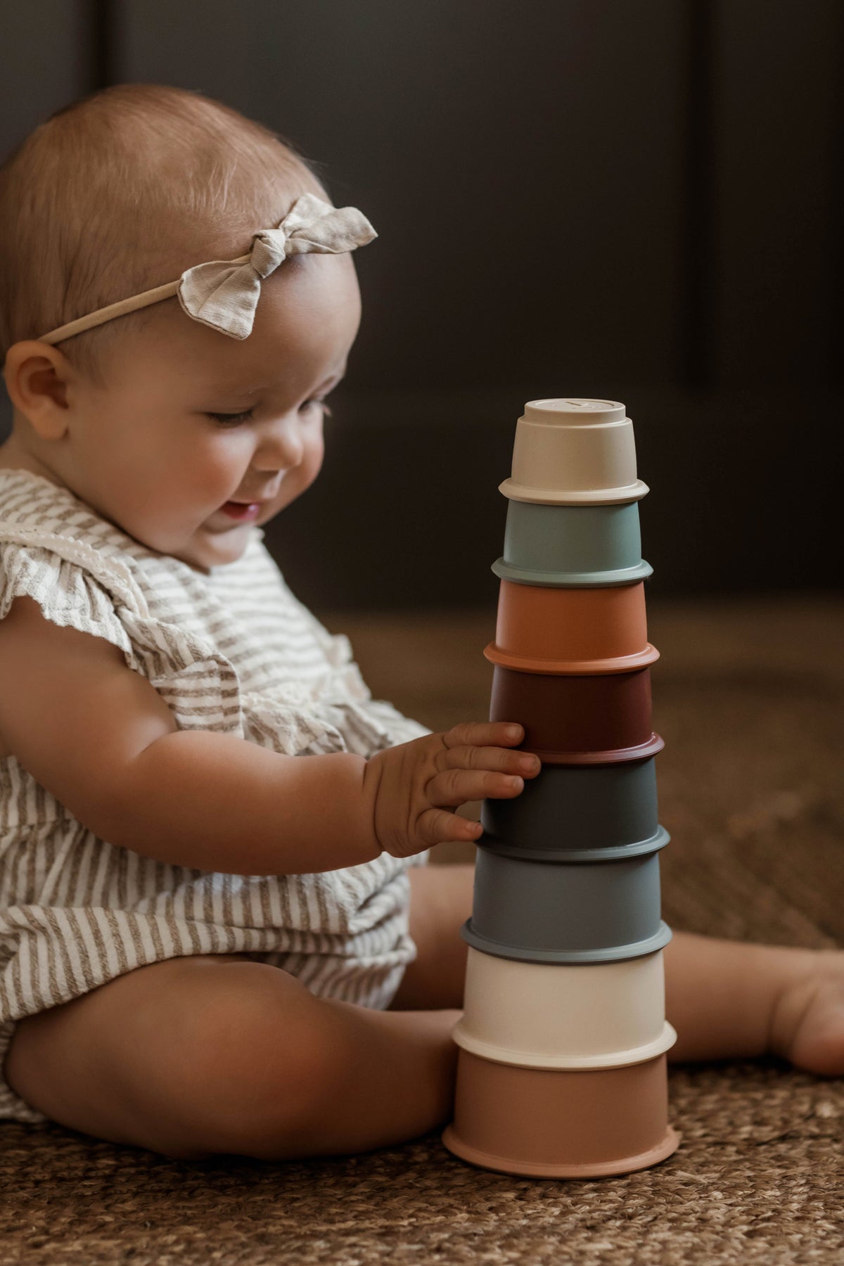 Silicone Cup stacking toy/Stacking toy