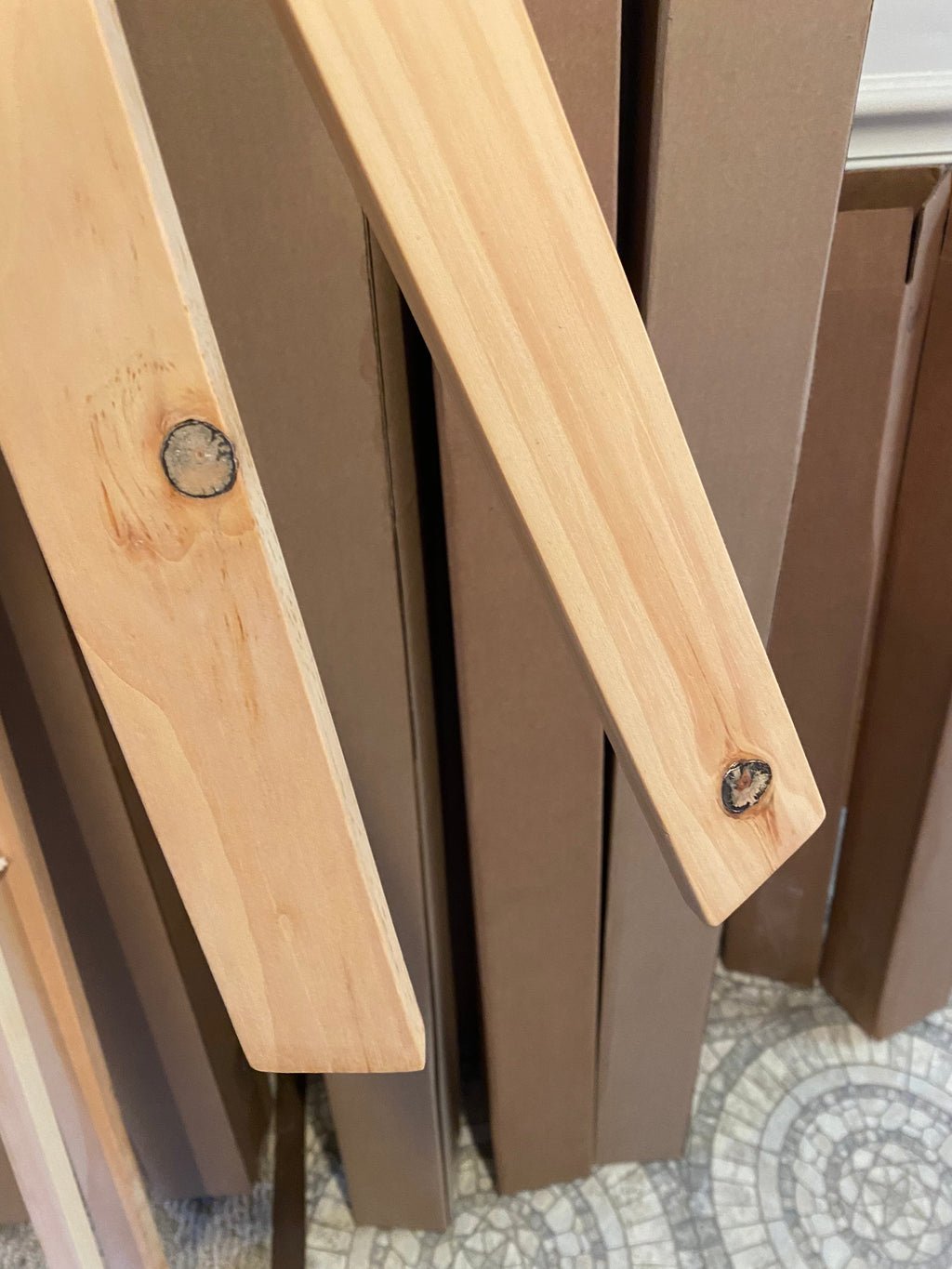 Flawed/discounted Large Wooden Clothing Rack