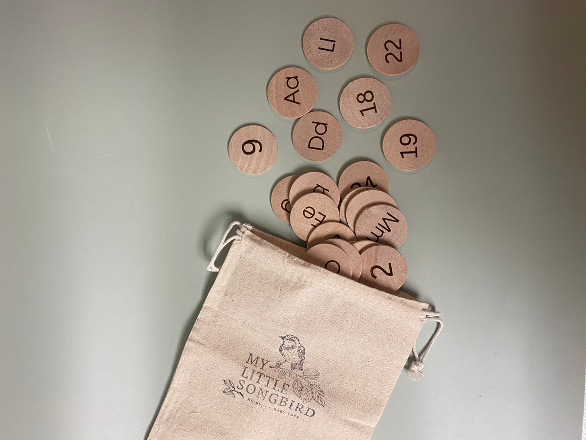 Wooden Number / ABC discs