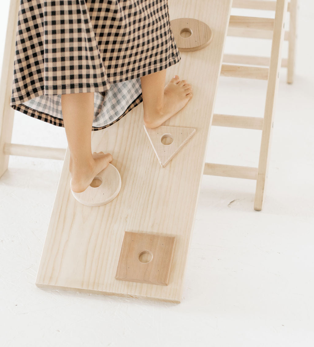 Large Wooden climbing triangle
