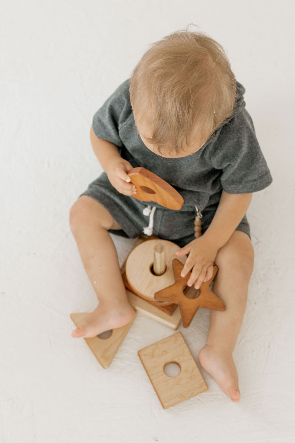 Wooden Shape Stacker