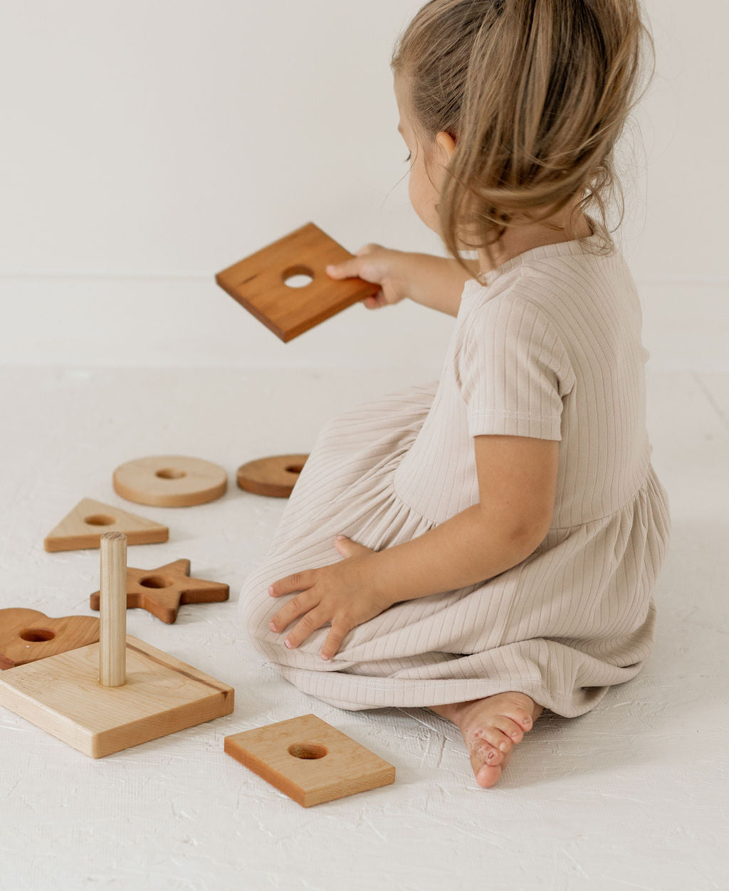 Wooden Shape Stacker