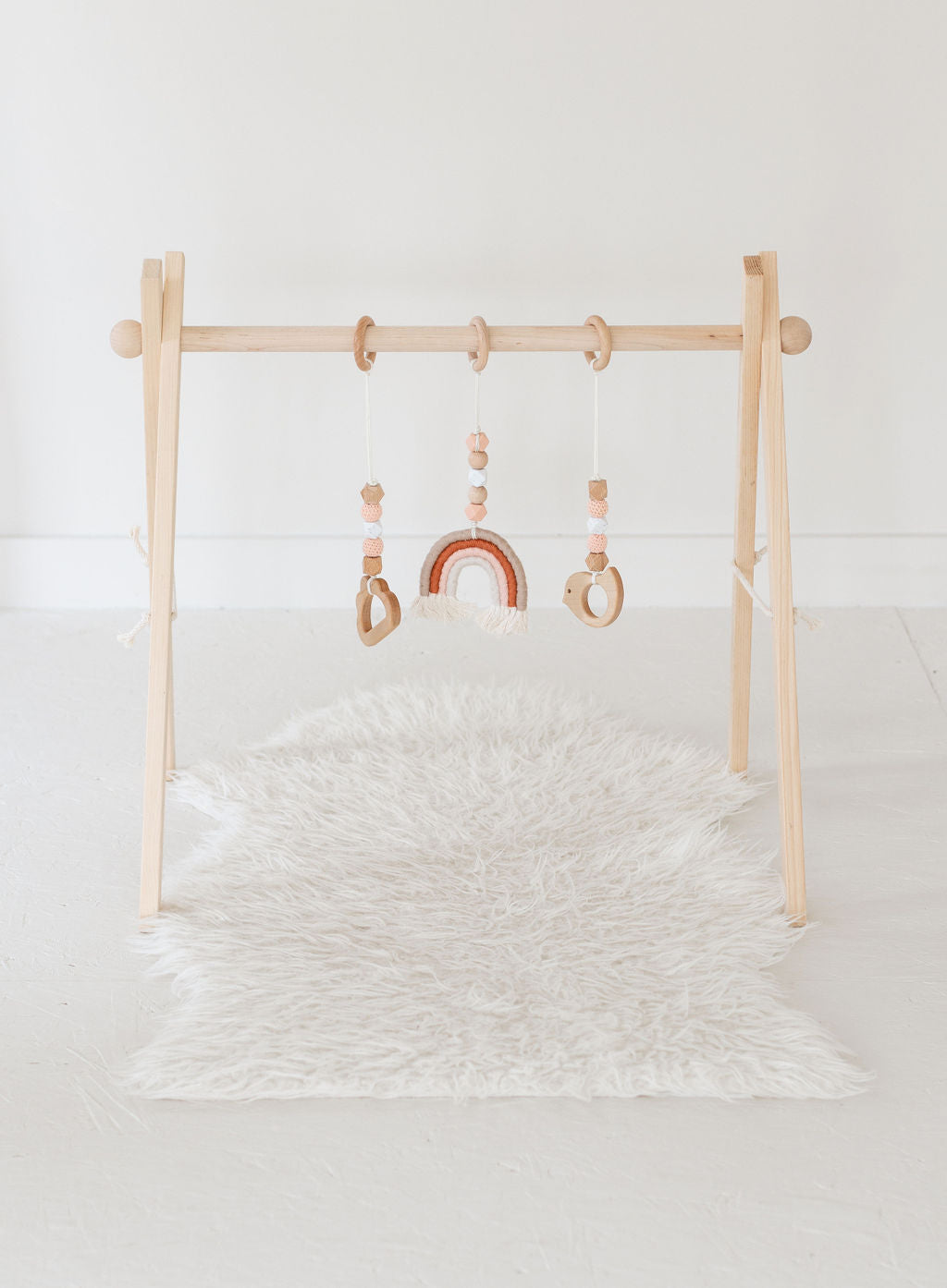 Rainbow Baby Play Gym - Blush