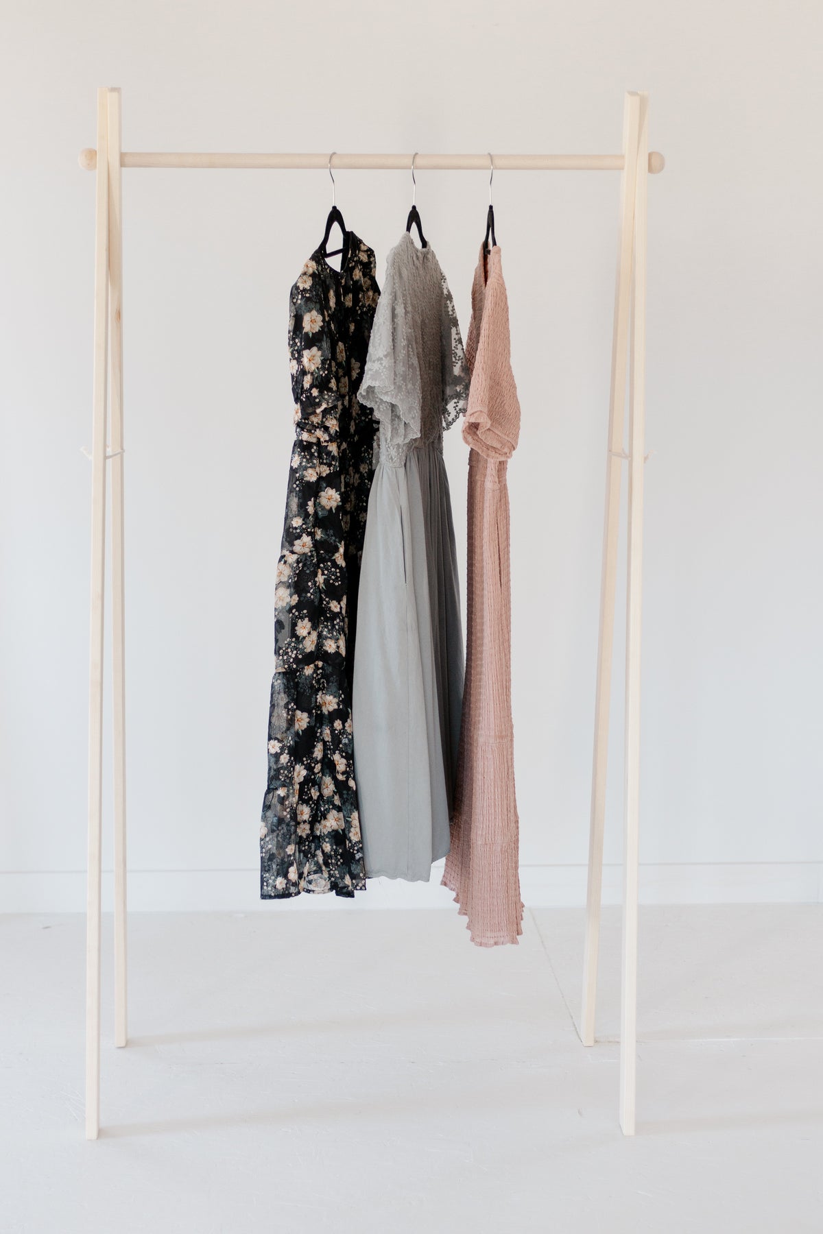 Large Wooden Clothing Rack