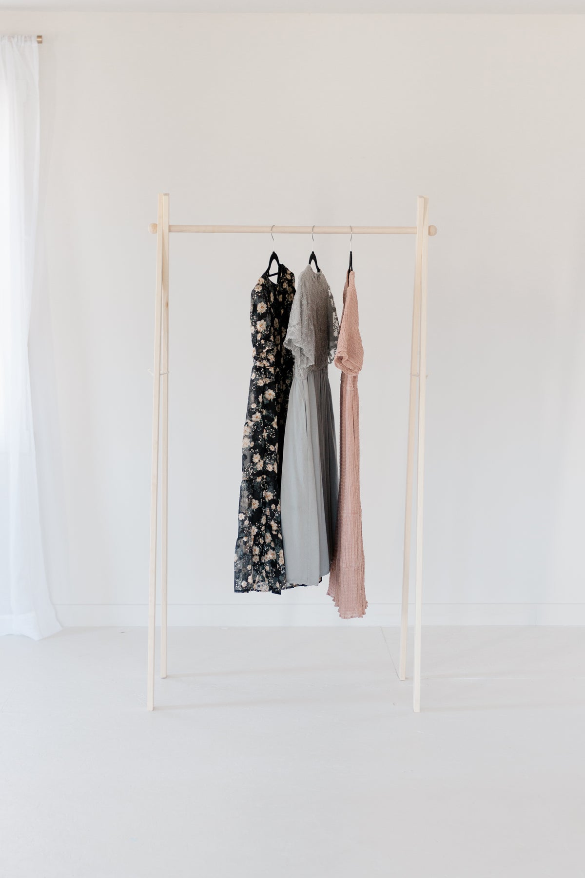 Large Wooden Clothing Rack