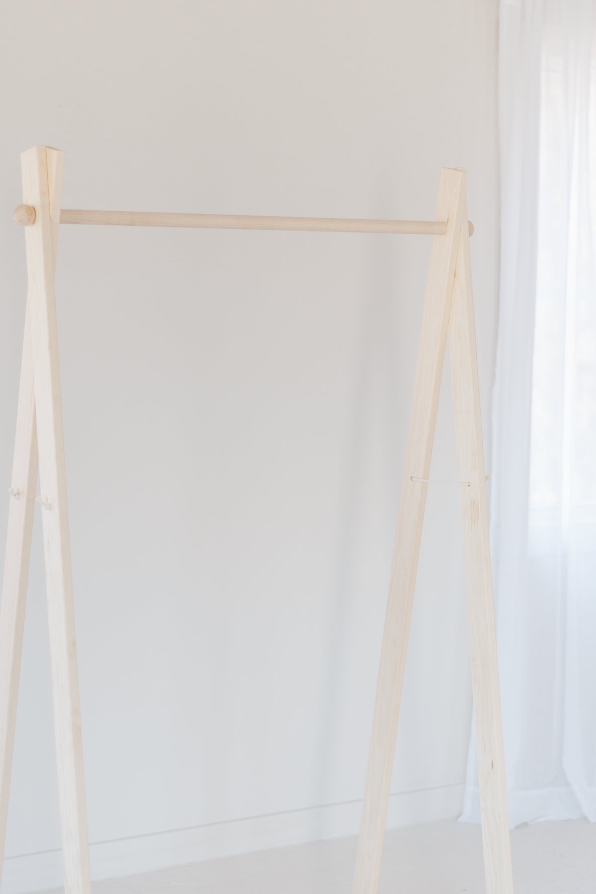 Flawed/discounted Large Wooden Clothing Rack