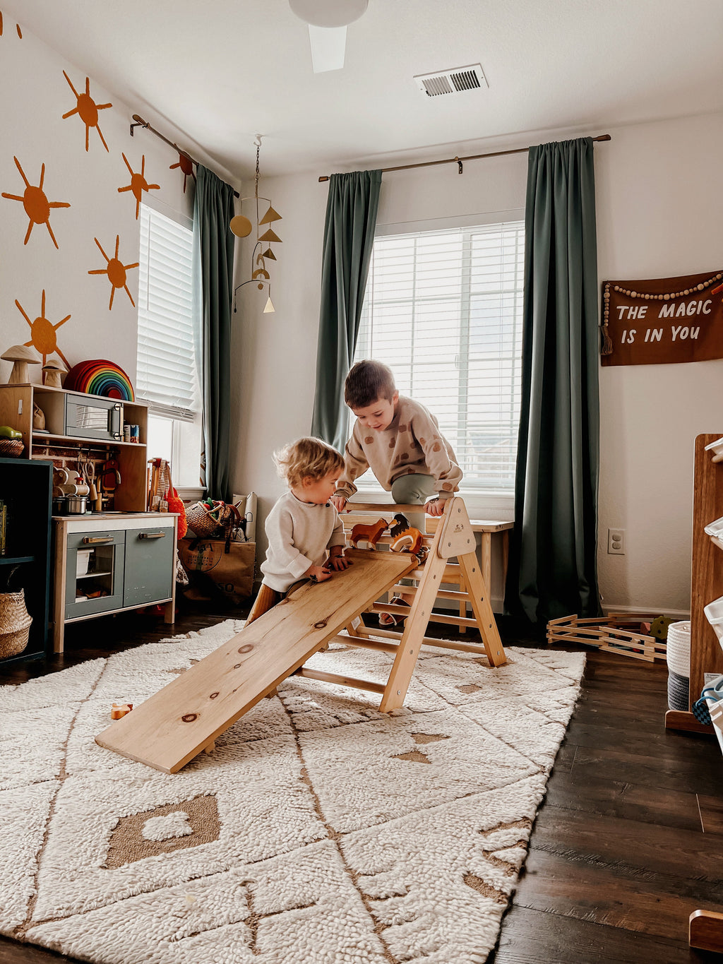 Small Wooden climbing triangle